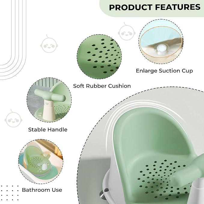 Babyblissfull™ - Portable Shower Seat for Kids: The Perfect Growth Accessory for Newborns and Toddlers!