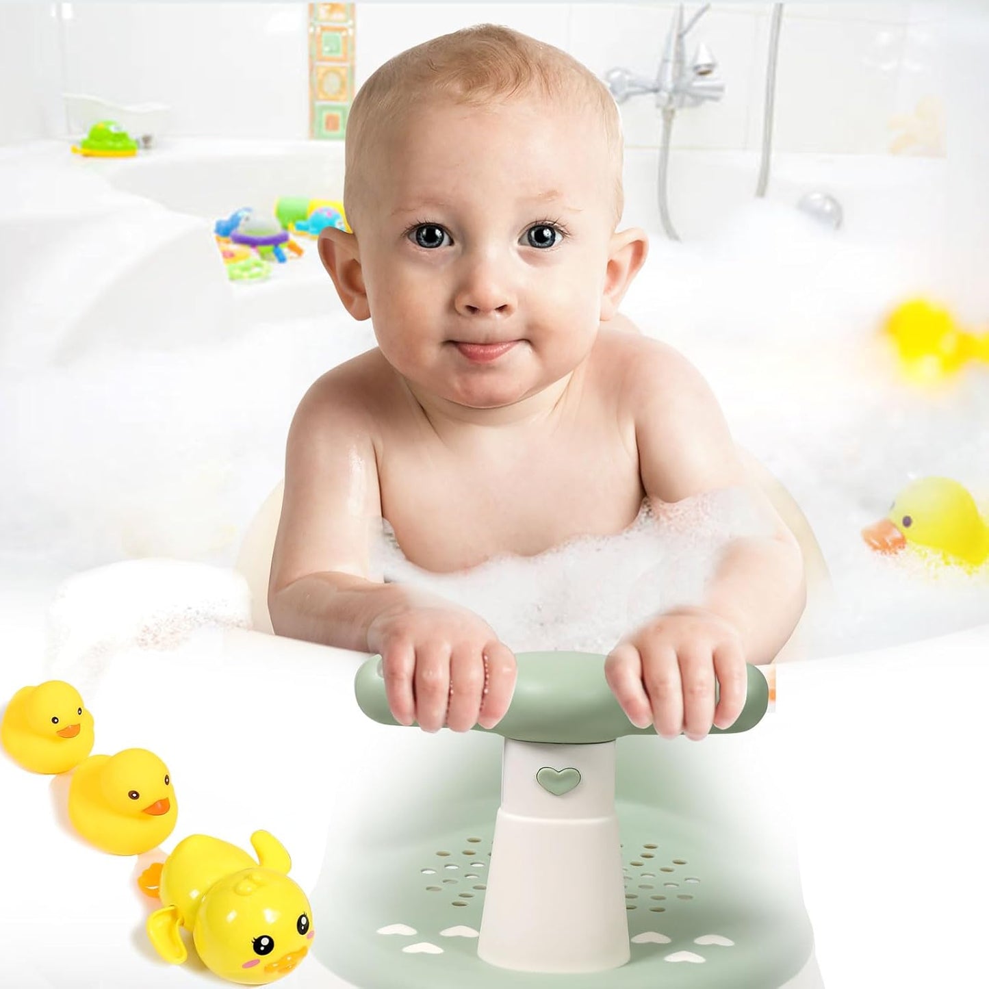 Babyblissfull™ - Portable Shower Seat for Kids: The Perfect Growth Accessory for Newborns and Toddlers!