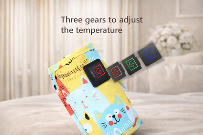 Portable USB Baby Bottle Warmer – Travel Milk Heating Bag for Stroller & Car (Safe & Insulated)