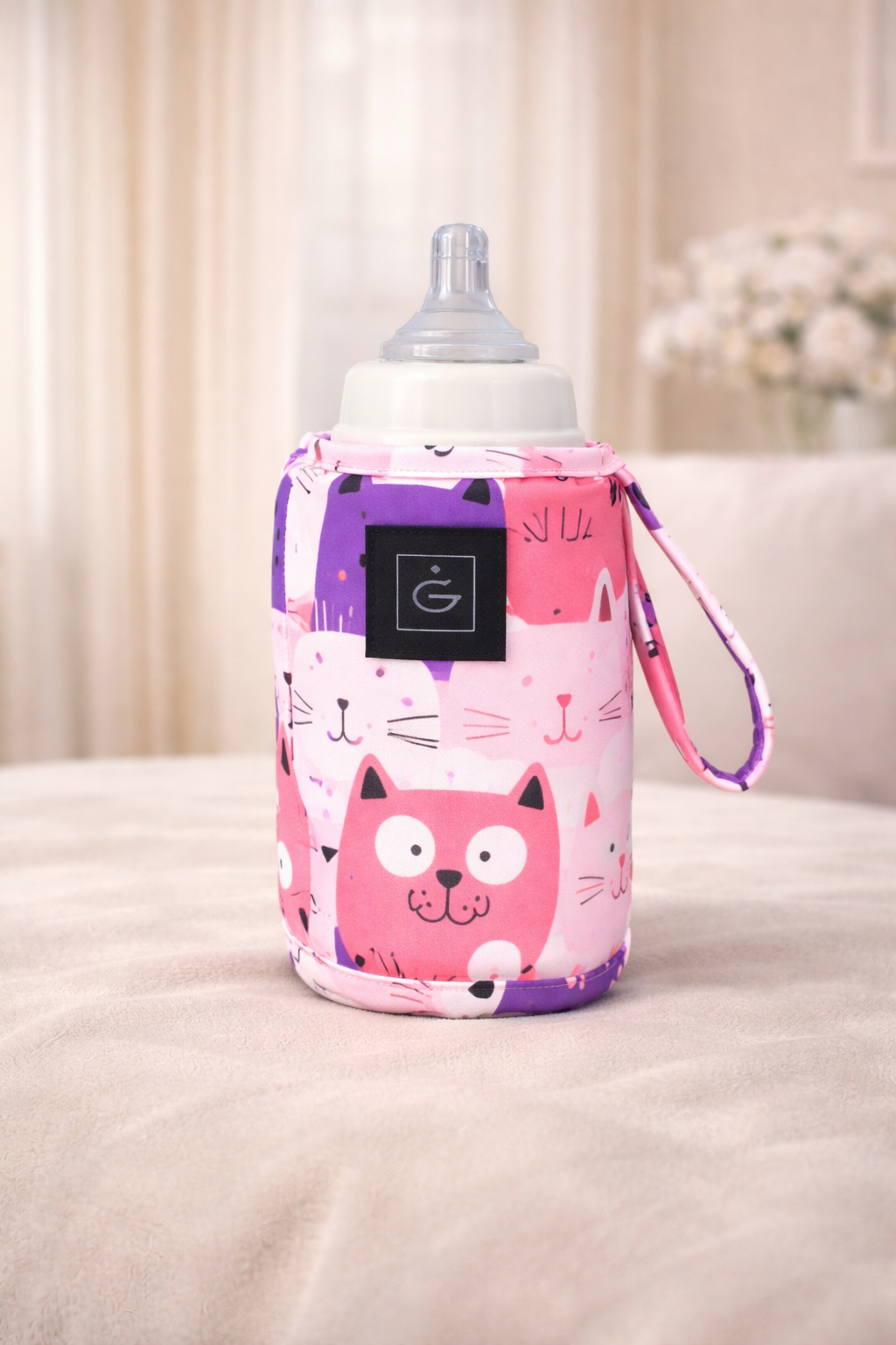 Portable USB Baby Bottle Warmer – Travel Milk Heating Bag for Stroller & Car (Safe & Insulated)
