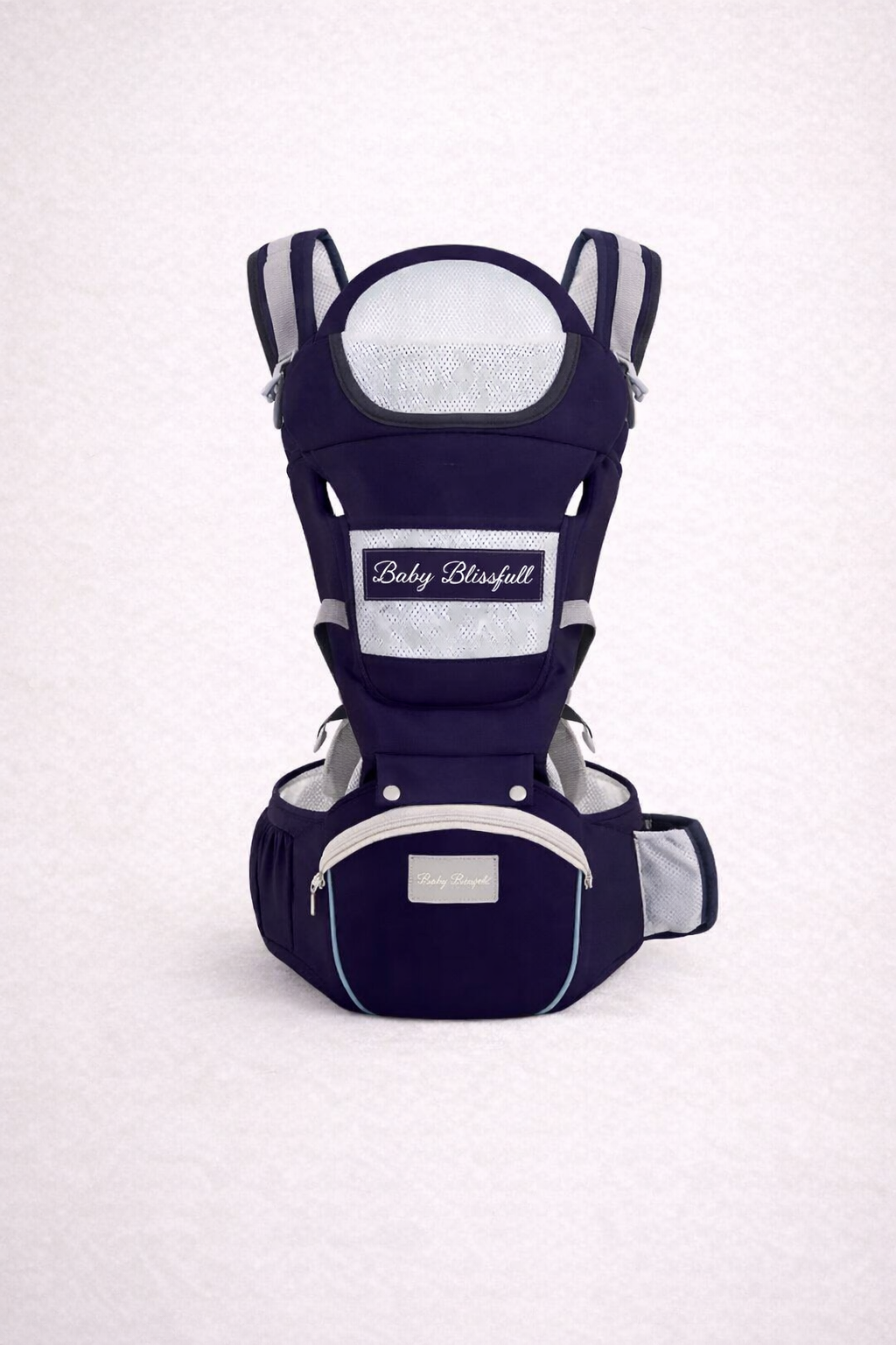 Luxury Ergonomic Baby Carrier with Waist Support Multi-Position Comfort Carry