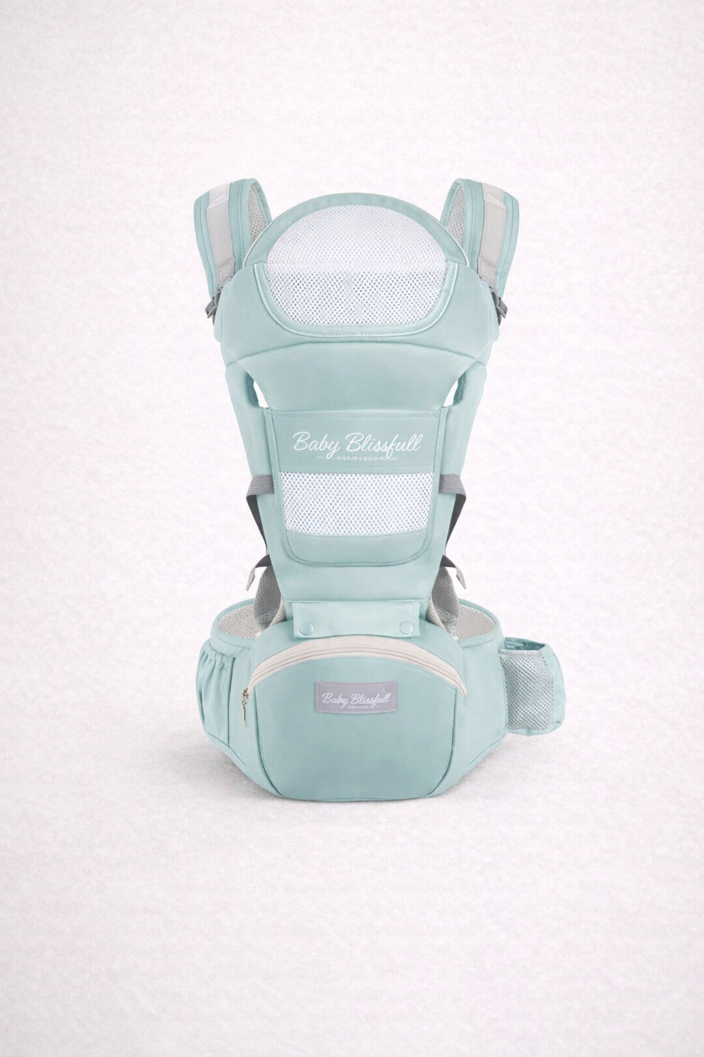 Luxury Ergonomic Baby Carrier with Waist Support Multi-Position Comfort Carry