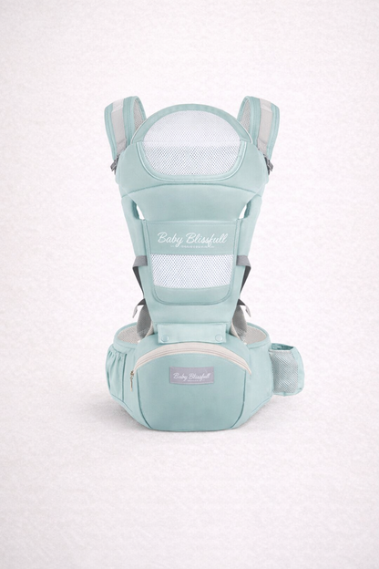 Luxury Ergonomic Baby Carrier with Waist Support Multi-Position Comfort Carry
