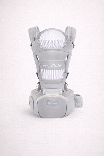 Luxury Ergonomic Baby Carrier with Waist Support Multi-Position Comfort Carry