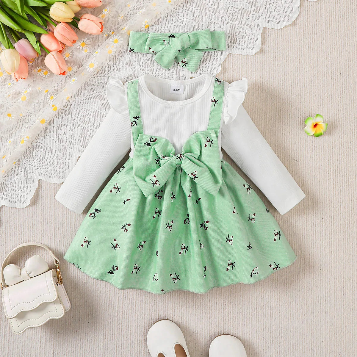 Baby Girl Princess Dress Set (2 PCS)